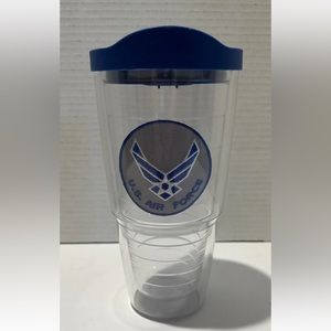 US Air Force Tervis Tumbler Cup 24 oz w/Lid Keeps Hot & Cold